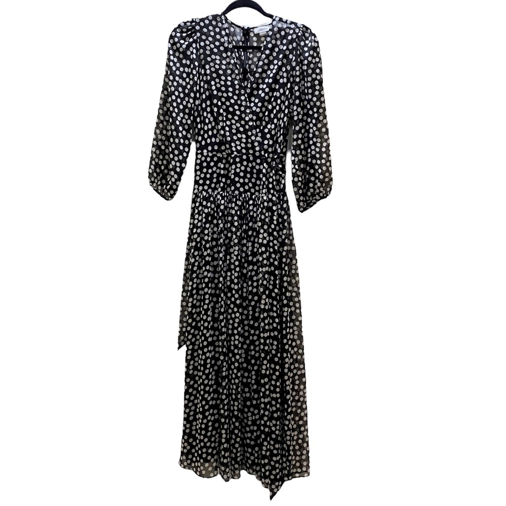 Calvin Klein | Black and White Polka Dot Dress